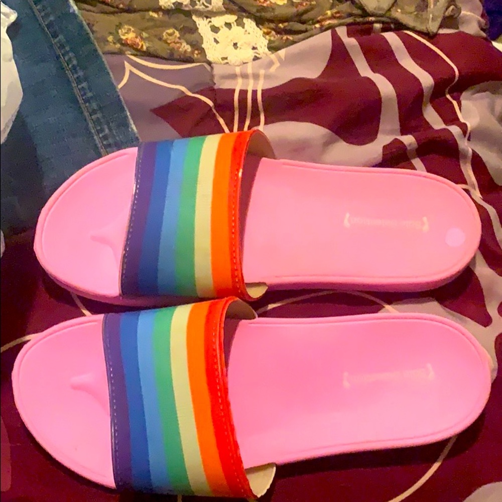 Rainbow sandals
